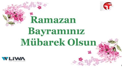 Ramazan bayramımız kutlu olsun.